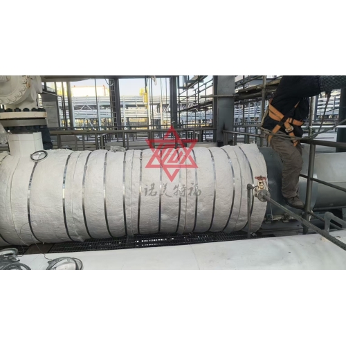 硅酸铝应用于高温管道